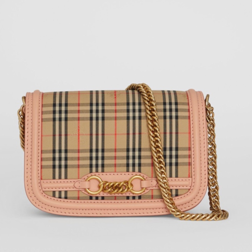 Women's The 1983 Check Link Bag With Leather Trim